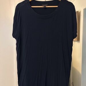 J.Jill Wearever Navy Tee shirt. Size L. (Matching Pants and Cardigan Available.
